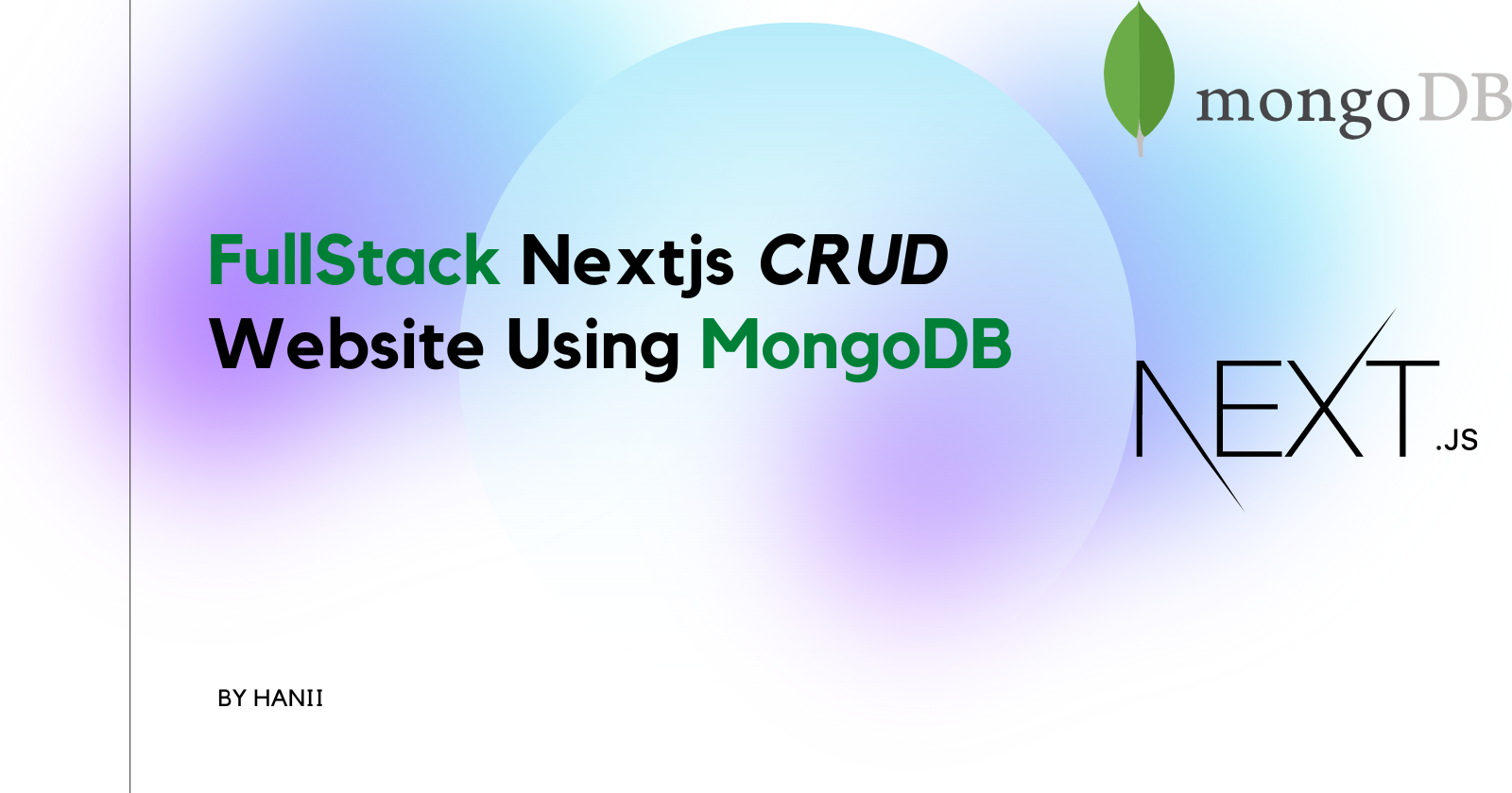 FullStack Nextjs CRUD Website Using MongoDb